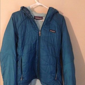 Patagonia nano-puff hooded jacket, size medium